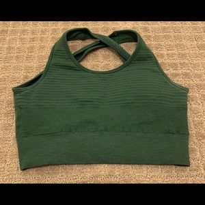 Alphalete Forest Green Sports Bra